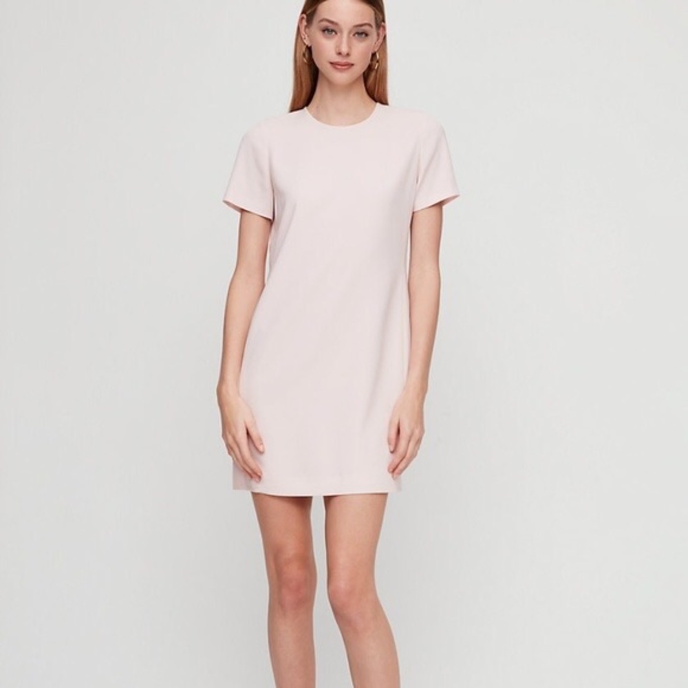 Aritzia Babaton Pale Pink Patricio Sheath Dress Sz.6